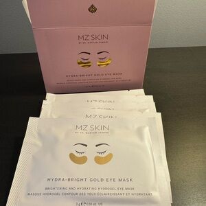 MZ Skin Hydra-Bright Gold Eye Mask 5 Pack 3 g .1 oz NIB